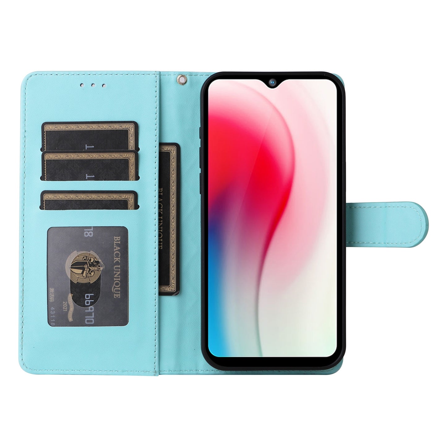 For vivo Y3 / Y17 Diamond Lattice Leather Flip Phone Case - Durable and Convenient Holder with Precision Cutouts