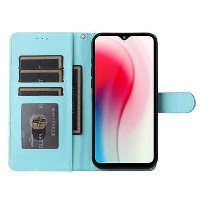 For vivo Y3 / Y17 Diamond Lattice Leather Flip Phone Case - Durable and Convenient Holder with Precision Cutouts