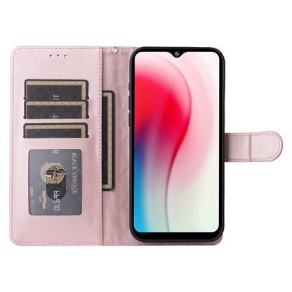 For vivo Y3 / Y17 Diamond Lattice Leather Flip Phone Case - Durable and Convenient Holder with Precision Cutouts