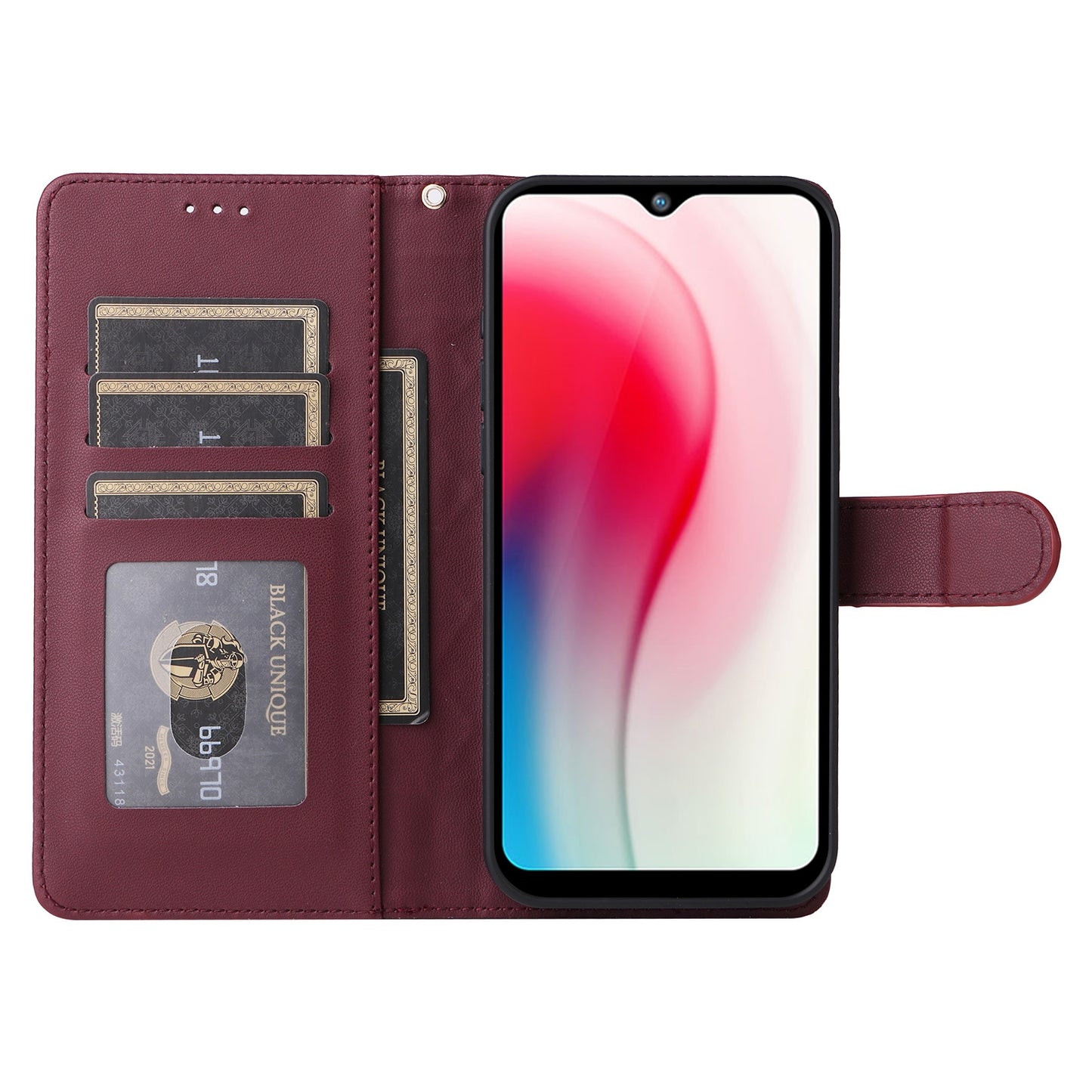 For vivo Y3 / Y17 Diamond Lattice Leather Flip Phone Case - Durable and Convenient Holder with Precision Cutouts