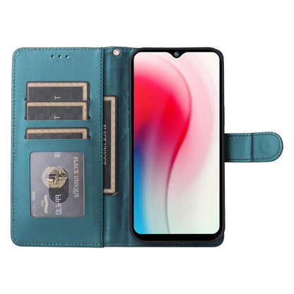 For vivo Y3 / Y17 Diamond Lattice Leather Flip Phone Case - Durable and Convenient Holder with Precision Cutouts