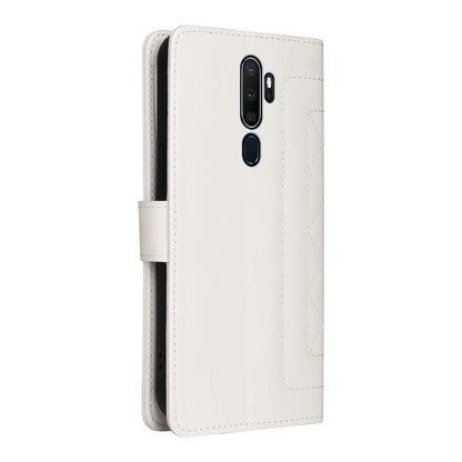 OPPO A9 / A5 2020 Diamond Lattice Leather Flip Phone Case - Durable and Convenient Holder with Precision Cutouts