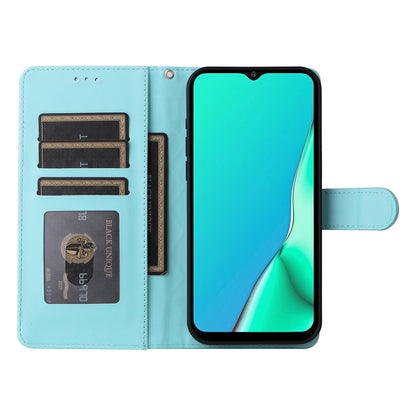 OPPO A9 / A5 2020 Diamond Lattice Leather Flip Phone Case - Durable and Convenient Holder with Precision Cutouts