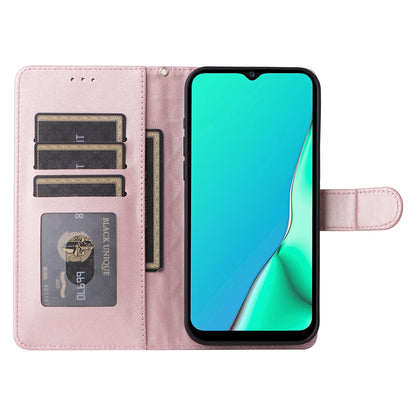 OPPO A9 / A5 2020 Diamond Lattice Leather Flip Phone Case - Durable and Convenient Holder with Precision Cutouts