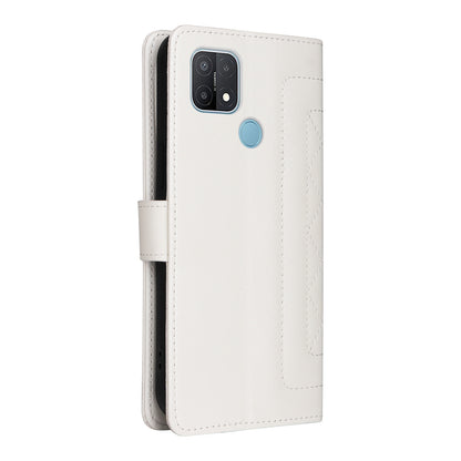 OPPO A15 / A15s Diamond Lattice Leather Flip Phone Case - Durable and Convenient Holder with Precision Cutouts