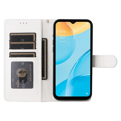 OPPO A15 / A15s Diamond Lattice Leather Flip Phone Case - Durable and Convenient Holder with Precision Cutouts