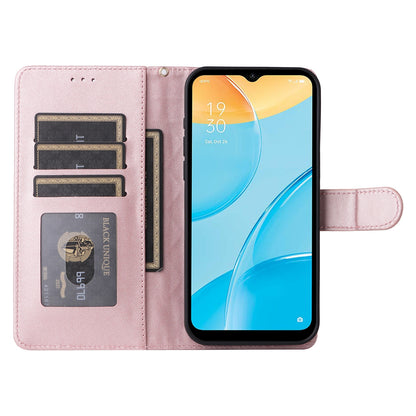 OPPO A15 / A15s Diamond Lattice Leather Flip Phone Case - Durable and Convenient Holder with Precision Cutouts