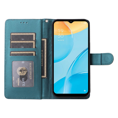 OPPO A15 / A15s Diamond Lattice Leather Flip Phone Case - Durable and Convenient Holder with Precision Cutouts