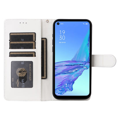 OPPO A53 / A53s Diamond Lattice Leather Flip Phone Case - Durable and Convenient Holder with Precision Cutouts