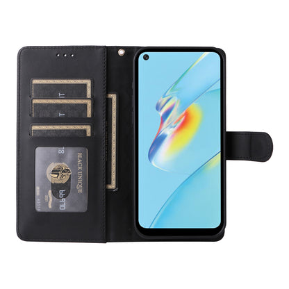 OPPO A54 4G / A16 Diamond Lattice Leather Flip Phone Case - Durable and Convenient Holder with Precision Cutouts