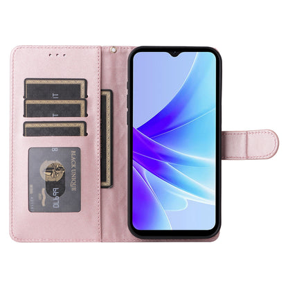 OPPO A57 / A57s Diamond Lattice Leather Flip Phone Case - Durable and Convenient Holder with Precision Cutouts