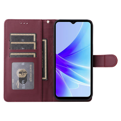 OPPO A57 / A57s Diamond Lattice Leather Flip Phone Case - Durable and Convenient Holder with Precision Cutouts