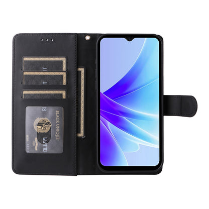 OPPO A57 / A57s Diamond Lattice Leather Flip Phone Case - Durable and Convenient Holder with Precision Cutouts