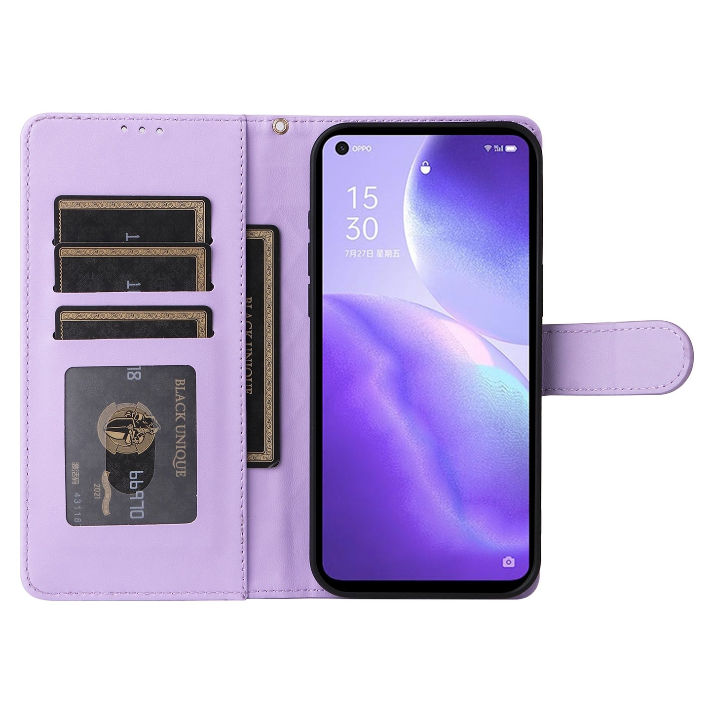 OPPO Reno5 5G / Find X3 Lite Diamond Lattice Leather Flip Phone Case - Durable and Convenient Holder with Precision Cutouts