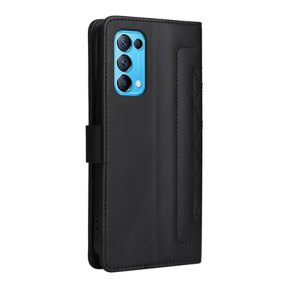 OPPO Reno5 5G / Find X3 Lite Diamond Lattice Leather Flip Phone Case - Durable and Convenient Holder with Precision Cutouts