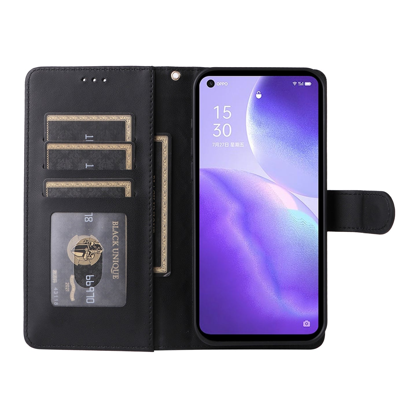 OPPO Reno5 5G / Find X3 Lite Diamond Lattice Leather Flip Phone Case - Durable and Convenient Holder with Precision Cutouts