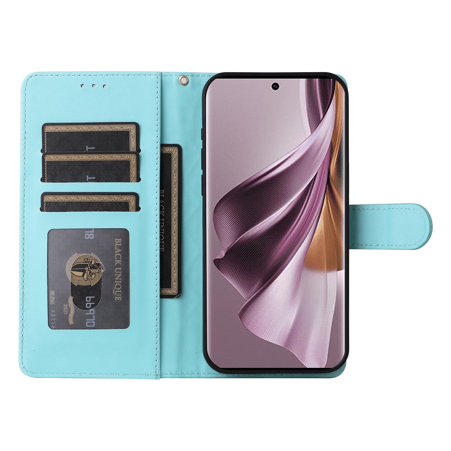 OPPO Reno10 5G / Reno10 Pro 5G Diamond Lattice Leather Flip Phone Case - Durable and Convenient Holder with Precision Cutouts