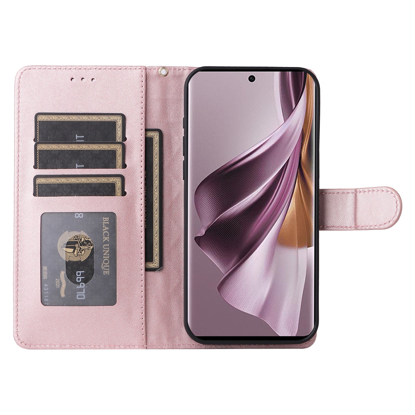 OPPO Reno10 5G / Reno10 Pro 5G Diamond Lattice Leather Flip Phone Case - Durable and Convenient Holder with Precision Cutouts