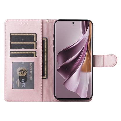 OPPO Reno10 5G / Reno10 Pro 5G Diamond Lattice Leather Flip Phone Case - Durable and Convenient Holder with Precision Cutouts