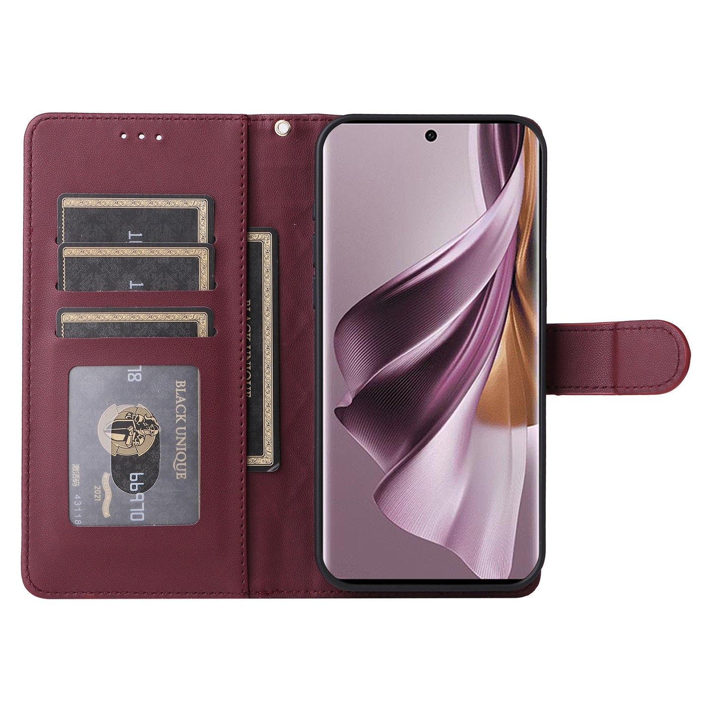 OPPO Reno10 5G / Reno10 Pro 5G Diamond Lattice Leather Flip Phone Case - Durable and Convenient Holder with Precision Cutouts