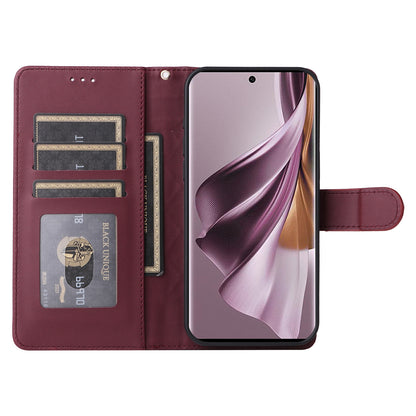 OPPO Reno10 5G / Reno10 Pro 5G Diamond Lattice Leather Flip Phone Case - Durable and Convenient Holder with Precision Cutouts