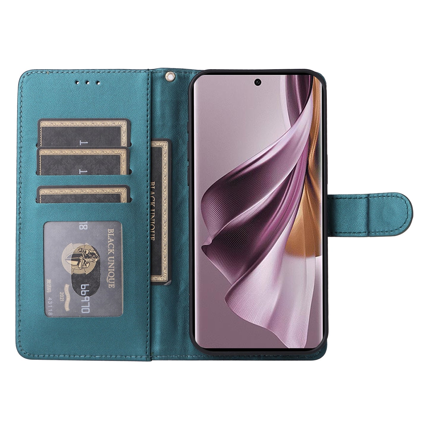 OPPO Reno10 5G / Reno10 Pro 5G Diamond Lattice Leather Flip Phone Case - Durable and Convenient Holder with Precision Cutouts
