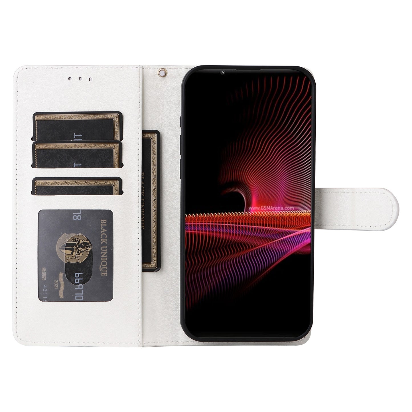 Sony Xperia 1 III Diamond Lattice Leather Flip Phone Case - Durable and Convenient Holder with Precision Cutouts