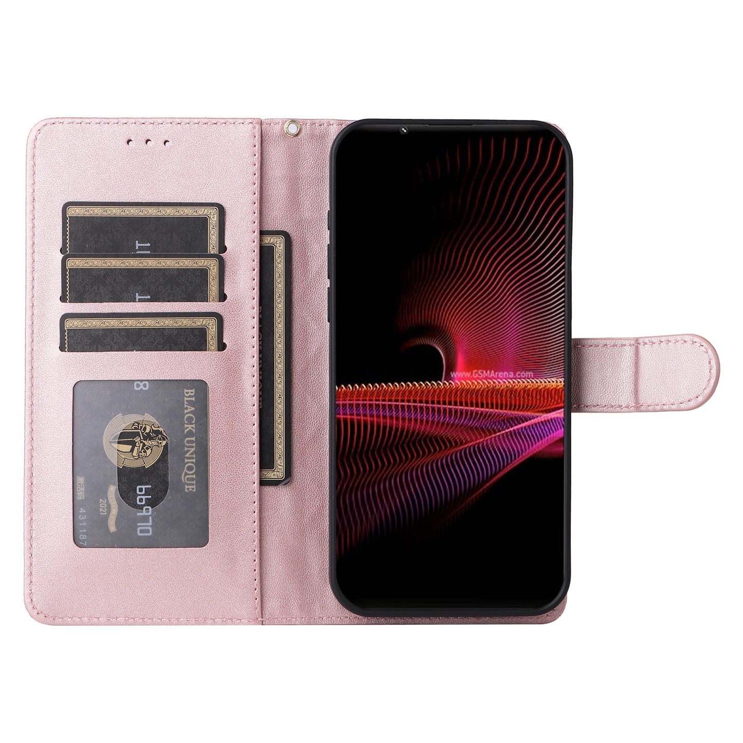 Sony Xperia 1 III Diamond Lattice Leather Flip Phone Case - Durable and Convenient Holder with Precision Cutouts