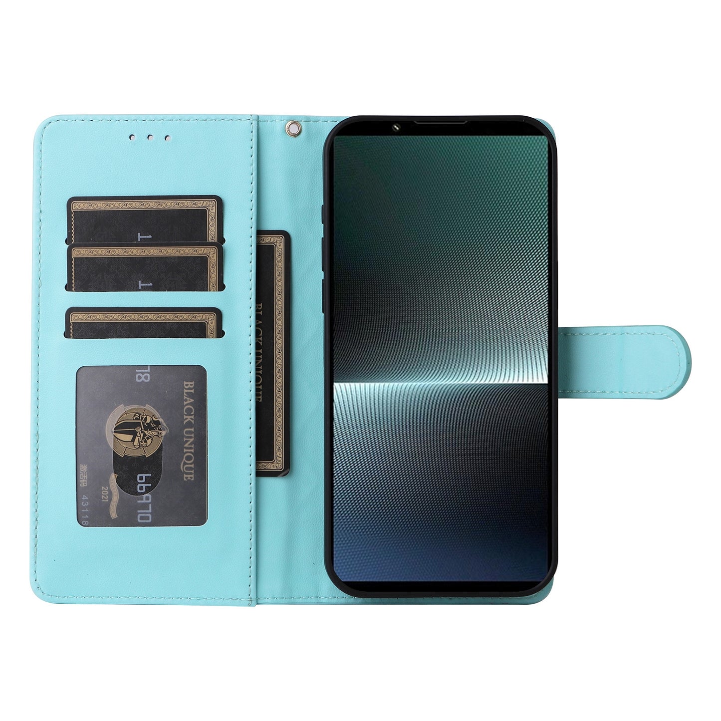 Sony Xperia 1 V Diamond Lattice Leather Flip Phone Case - Durable and Convenient Holder with Precision Cutouts