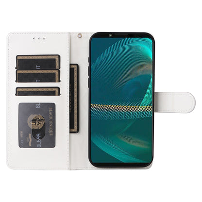 Sony Xperia 5 III Diamond Lattice Leather Flip Phone Case - Durable and Convenient Holder with Precision Cutouts