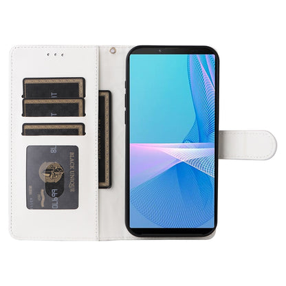 Sony Xperia 10 III Diamond Lattice Leather Flip Phone Case - Durable and Convenient Holder with Precision Cutouts