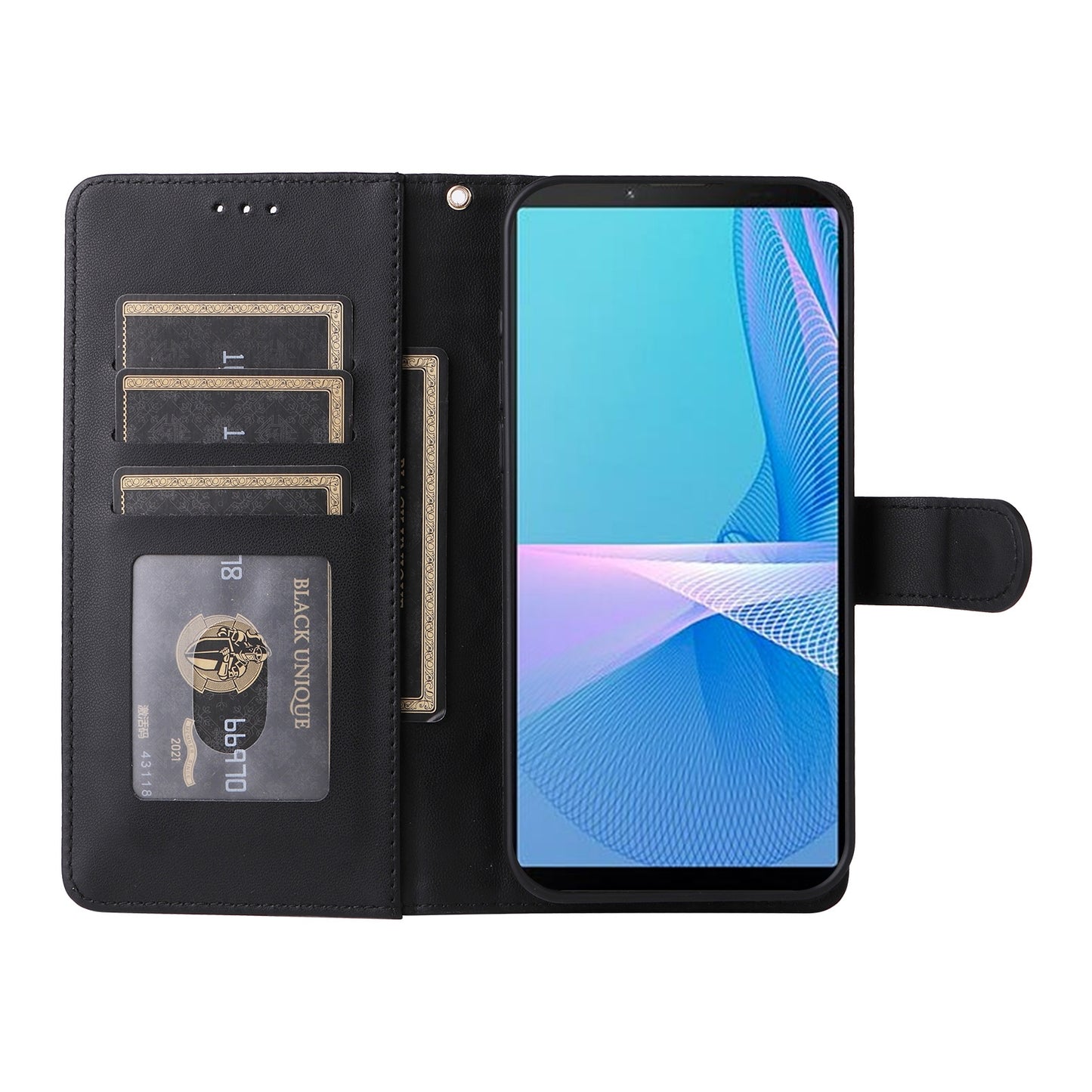 Sony Xperia 10 III Diamond Lattice Leather Flip Phone Case - Durable and Convenient Holder with Precision Cutouts