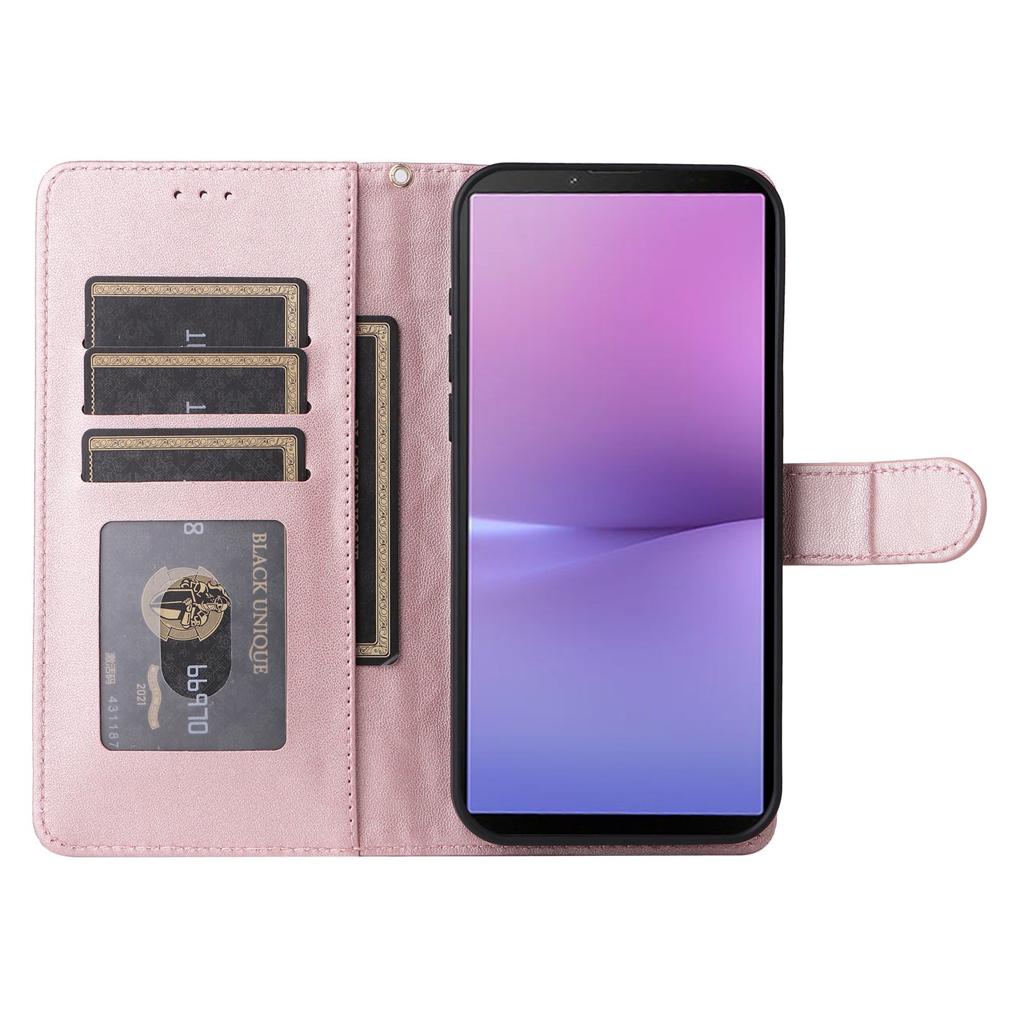 Sony Xperia 10 V Diamond Lattice Leather Flip Phone Case - Durable and Convenient Holder with Precision Cutouts