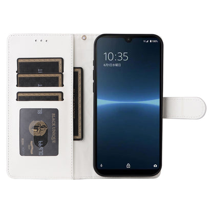 Sony Xperia Ace III Diamond Lattice Leather Flip Phone Case - Durable and Convenient Holder with Precision Cutouts