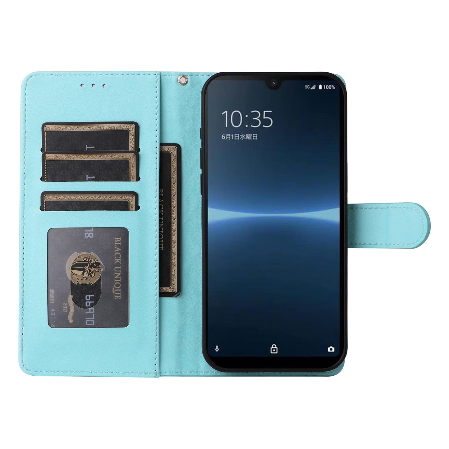 Sony Xperia Ace III Diamond Lattice Leather Flip Phone Case - Durable and Convenient Holder with Precision Cutouts