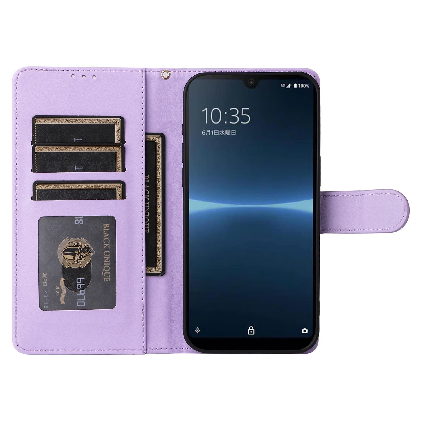 Sony Xperia Ace III Diamond Lattice Leather Flip Phone Case - Durable and Convenient Holder with Precision Cutouts