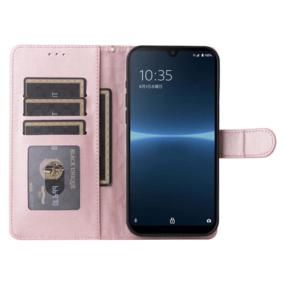 Sony Xperia Ace III Diamond Lattice Leather Flip Phone Case - Durable and Convenient Holder with Precision Cutouts