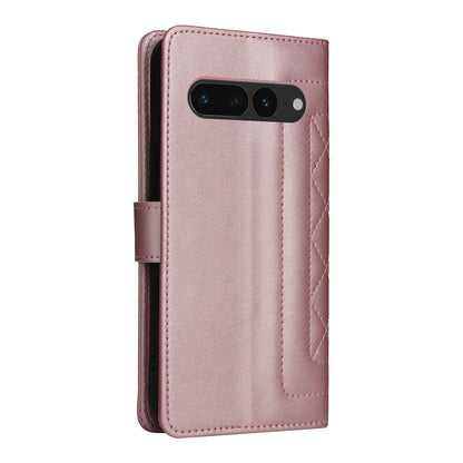 Google Pixel 7 Pro Diamond Lattice Leather Flip Phone Case - Durable and Convenient Holder with Precision Cutouts