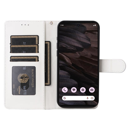 Google Pixel 7a Diamond Lattice Leather Flip Phone Case - Durable and Convenient Holder with Precision Cutouts