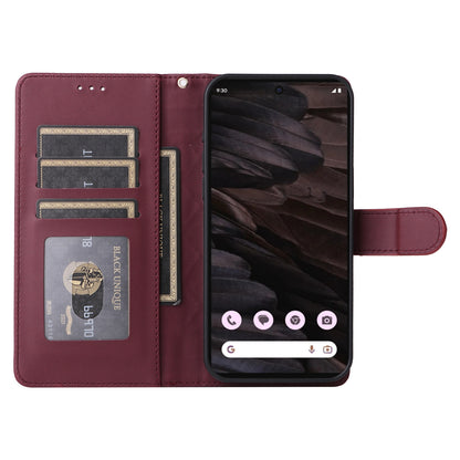 Google Pixel 7a Diamond Lattice Leather Flip Phone Case - Durable and Convenient Holder with Precision Cutouts