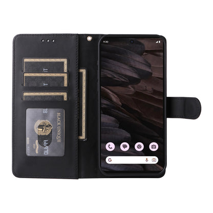 Google Pixel 7a Diamond Lattice Leather Flip Phone Case - Durable and Convenient Holder with Precision Cutouts