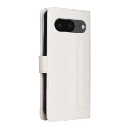 Google Pixel 8 Diamond Lattice Leather Flip Phone Case - Durable and Convenient Holder with Precision Cutouts