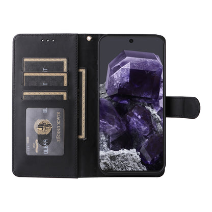 Google Pixel 8 Diamond Lattice Leather Flip Phone Case - Durable and Convenient Holder with Precision Cutouts