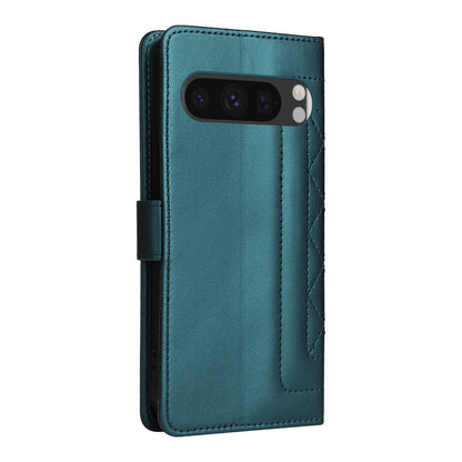 Google Pixel 8 Pro Diamond Lattice Leather Flip Phone Case - Durable and Convenient Holder with Precision Cutouts