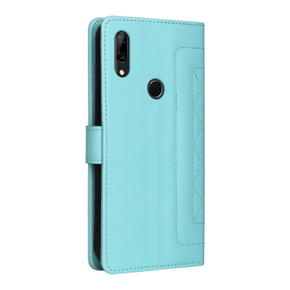 Huawei P Smart Z Diamond Lattice Leather Flip Phone Case - Durable and Convenient Holder with Precision Cutouts