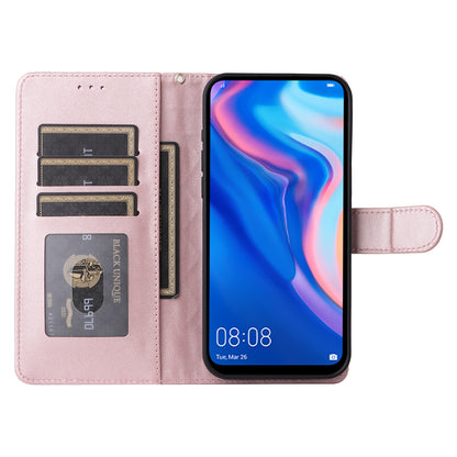 Huawei P Smart Z Diamond Lattice Leather Flip Phone Case - Durable and Convenient Holder with Precision Cutouts