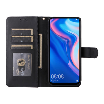 Huawei P Smart Z Diamond Lattice Leather Flip Phone Case - Durable and Convenient Holder with Precision Cutouts