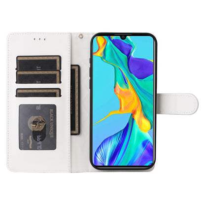 Huawei P30 Diamond Lattice Leather Flip Phone Case - Durable and Convenient Holder with Precision Cutouts