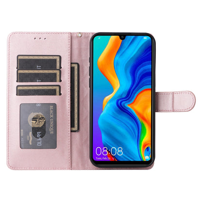 Huawei P30 Lite Diamond Lattice Leather Flip Phone Case - Durable and Convenient Holder with Precision Cutouts