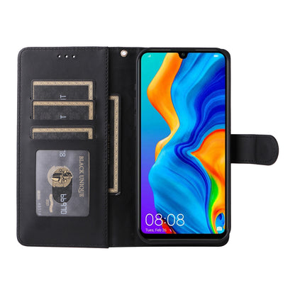 Huawei P30 Lite Diamond Lattice Leather Flip Phone Case - Durable and Convenient Holder with Precision Cutouts